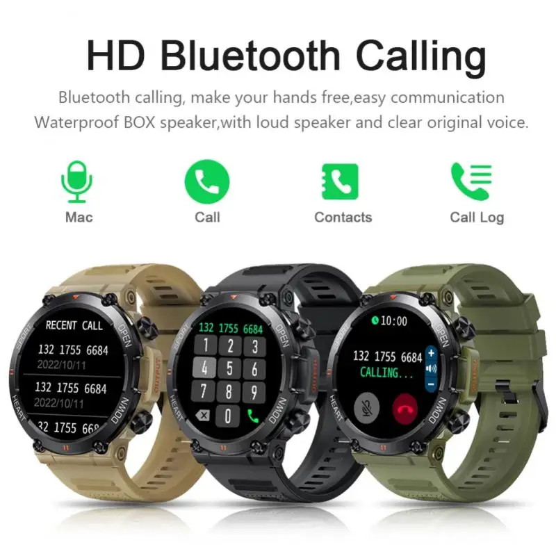 

K56pro Smart Watch Bluetooth Calls Outdoor Pedometer Exercise Three-proof Heart Rate Blood Pressure Monitoring Message Reminder