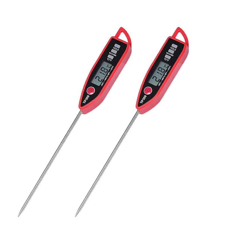 Instant Read Food Thermometer, Digital Thermometer For Cooking And Grilling With LCD Display For Grill, BBQ, Kitchen
Instant Read Food Thermometer, Digital Thermometer For Cooking And Grilling With LCD Display For Grill, BBQ, Kitchen