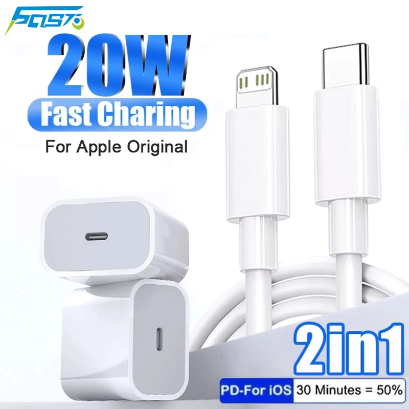 For Apple Original 20W PD Fast Charger For iPhone 14 13 12 11 Pro Max Mini Quick Charging Type C For Lightning Cable Accessories
For Apple Original 20W PD Fast Charger For iPhone 14 13 12 11 Pro Max Mini Quick Charging Type C For Lightning Cable Accessories