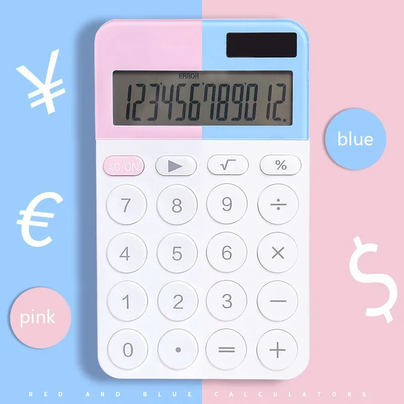 Solar Calculator Multifunctional Student Accounting Exam Special Financial Calculator Cute Small Calculator 12 Digits Display
Solar Calculator Multifunctional Student Accounting Exam Special Financial Calculator Cute Small Calculator 12 Digits Display