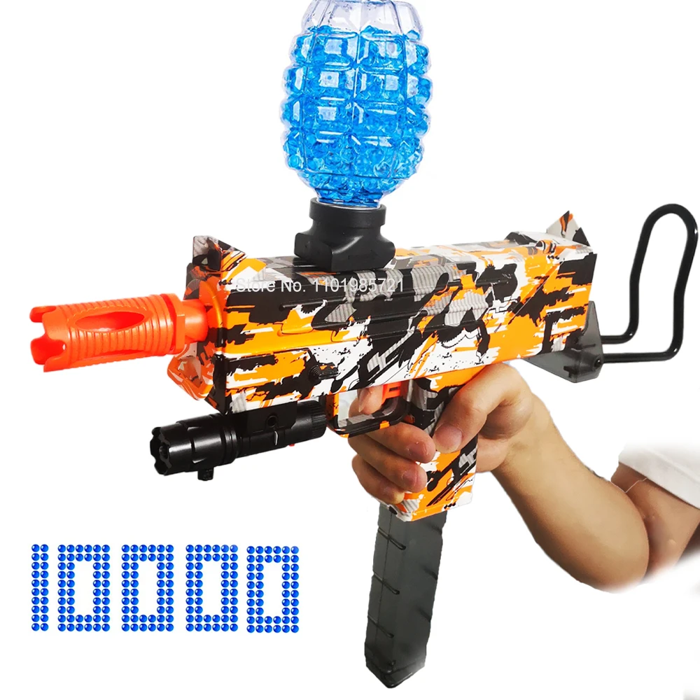 Электрический тренажер UZI игрушечный пистолет Автоматические Гелевые Blaster