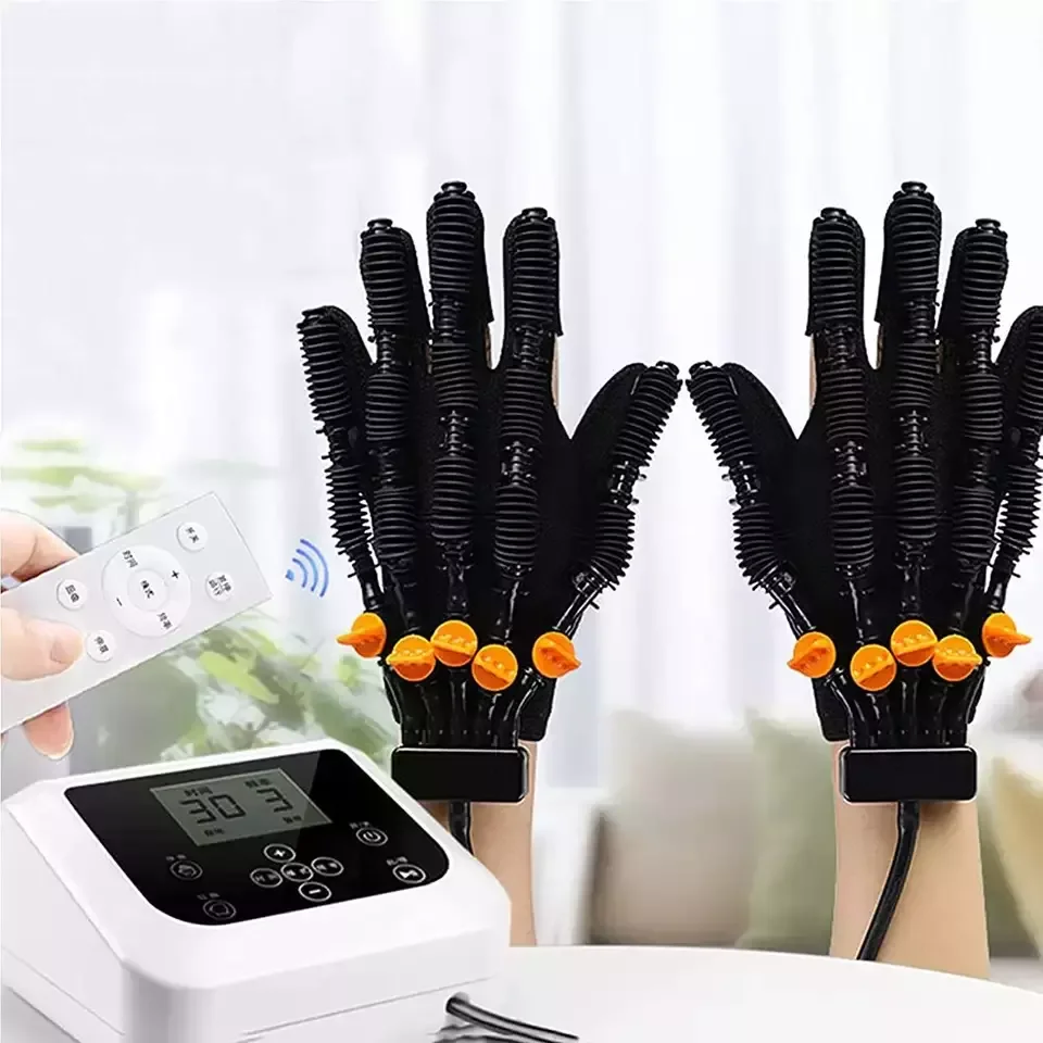 

HKJD professional made rehabilitation hand massage robot gloves robotic foot glove stroke rehabilitation device