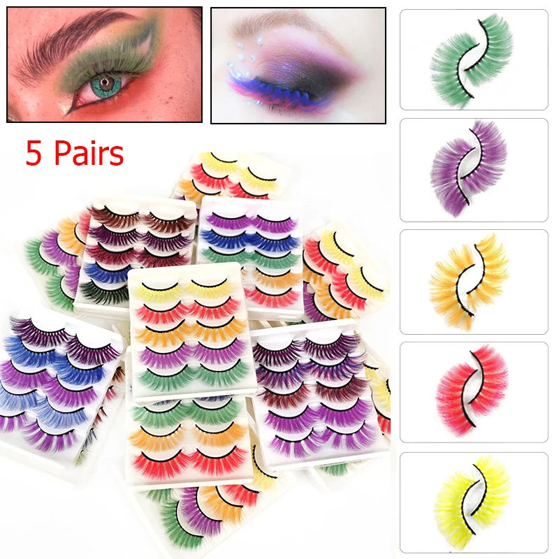5 pairs Faux Mink False Eyelashes Eye Makeup Accessories Personality Messy Fake Eyes Lashes faux cils maquiagem maquillaje
5 pairs Faux Mink False Eyelashes Eye Makeup Accessories Personality Messy Fake Eyes Lashes faux cils maquiagem maquillaje