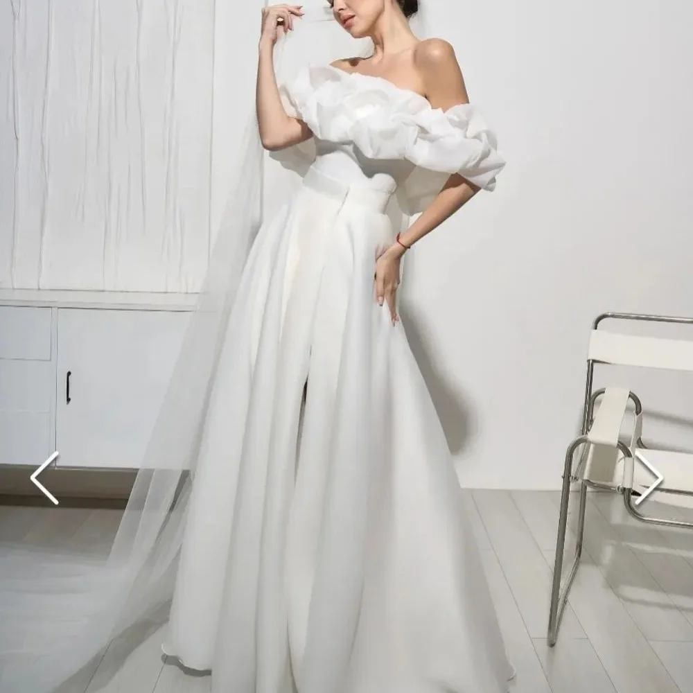 Serendipity Summer Floor-Length A-Line Formal Occasion Off The Shoulder Elegant Strapless Wedding Dress for Charming Women 2023
Serendipity Summer Floor-Length A-Line Formal Occasion Off The Shoulder Elegant Strapless Wedding Dress for Charming Women 2023