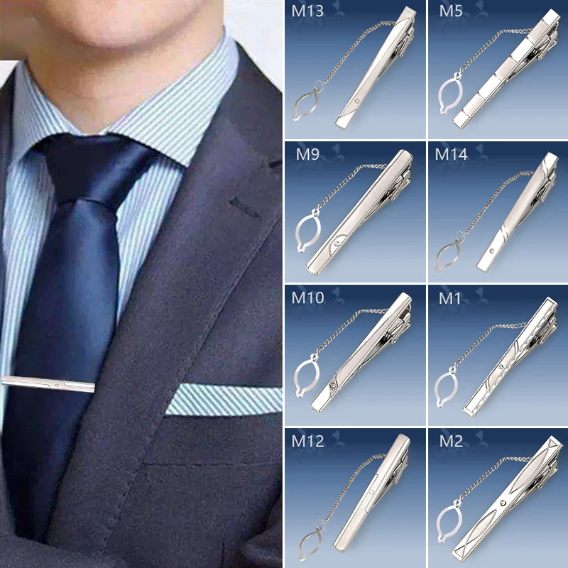 Men Necktie Clips Wedding Accessories Business Jewelry Tie Clips Fashion Korean Version Stainless Steel Stickpin Tie Pin YXL4
Men Necktie Clips Wedding Accessories Business Jewelry Tie Clips Fashion Korean Version Stainless Steel Stickpin Tie Pin YXL4