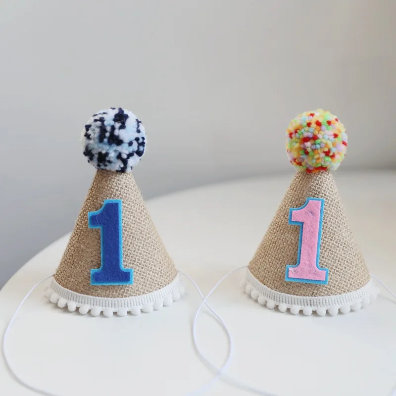 INS Kids Pink First Birthday Burlap Hat 2rd Blue Headwear Pet Party Decoration Photoprops
INS Kids Pink First Birthday Burlap Hat 2rd Blue Headwear Pet Party Decoration Photoprops