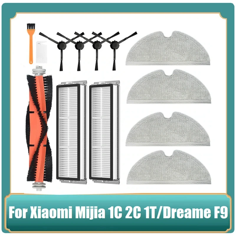 13PCS Accessories Kit For Xiaomi Mijia 1C 2C 1T Mi Robot Vacuum Mop Dreame F9 Vacuum Filter Main Side Brush Mop Cloth
13PCS Accessories Kit For Xiaomi Mijia 1C 2C 1T Mi Robot Vacuum Mop Dreame F9 Vacuum Filter Main Side Brush Mop Cloth