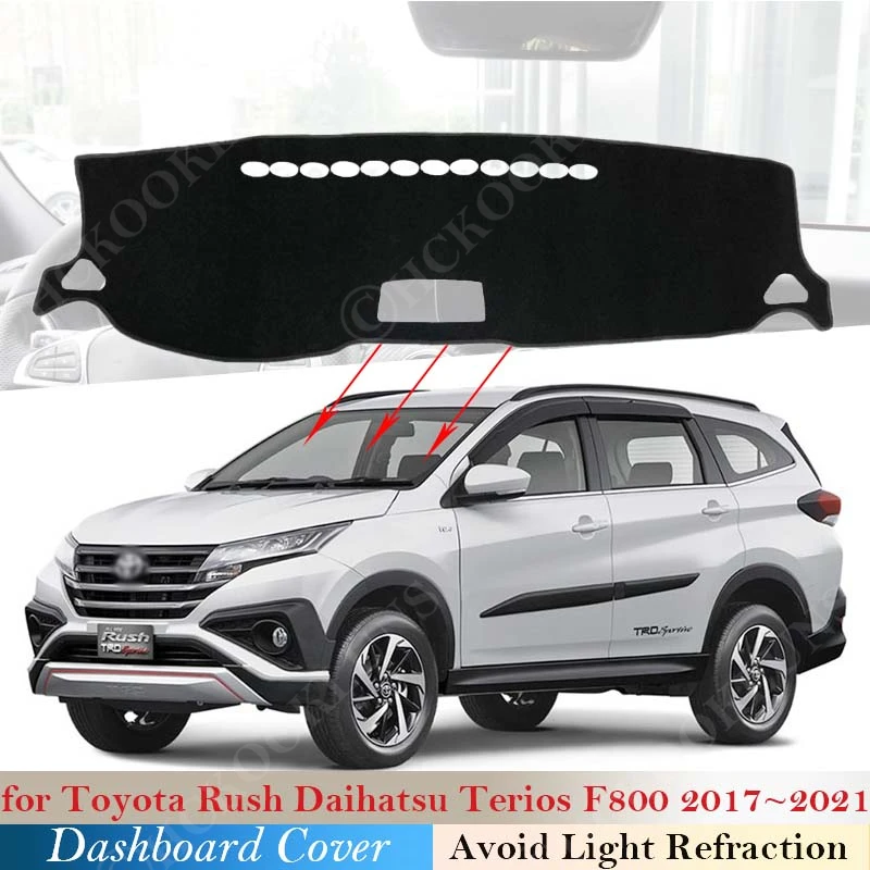 Dashboard Cover Dash Board Mat Carpet Pad for Toyota Rush Daihatsu Terios F800 2017~ 2021 Sunshade Cushion Car Visor Accessories
Dashboard Cover Dash Board Mat Carpet Pad for Toyota Rush Daihatsu Terios F800 2017~ 2021 Sunshade Cushion Car Visor Accessories
