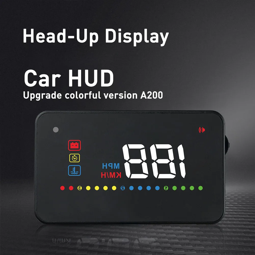 A200 Car Display Portable Obd HD Speed Projector Car Universal HUD Head Up Display 3.5 Inch Car HUD OBD2 Scanner Overspeed Warni
A200 Car Display Portable Obd HD Speed Projector Car Universal HUD Head Up Display 3.5 Inch Car HUD OBD2 Scanner Overspeed Warni