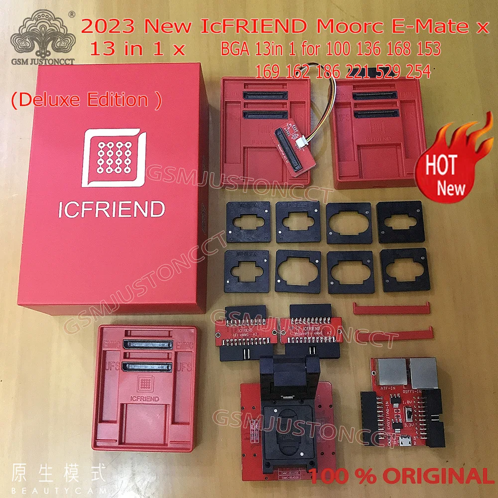 Новинка 2023 высокоскоростная электронная сигарета ICFriend EMATE EMMC BGA 13 в 1 для 100 168 153 169