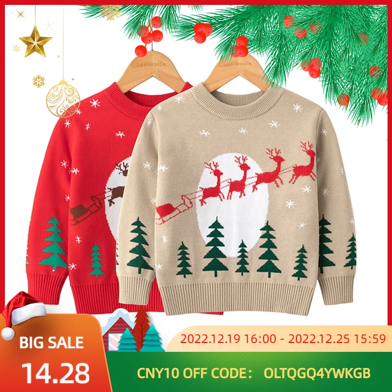 2022 Christmas Elk Children's Sweater European and American Style O-Neck Unisex Thick Warm Pullover Winter Little Girl Clothes
2022 Christmas Elk Children's Sweater European and American Style O-Neck Unisex Thick Warm Pullover Winter Little Girl Clothes