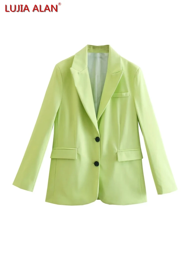 Fashion Women Casual Suit Pocket Coat Autumn Female Long Sleeve Outerwear Loose Tops LUJIA ALAN C1522
Fashion Women Casual Suit Pocket Coat Autumn Female Long Sleeve Outerwear Loose Tops LUJIA ALAN C1522