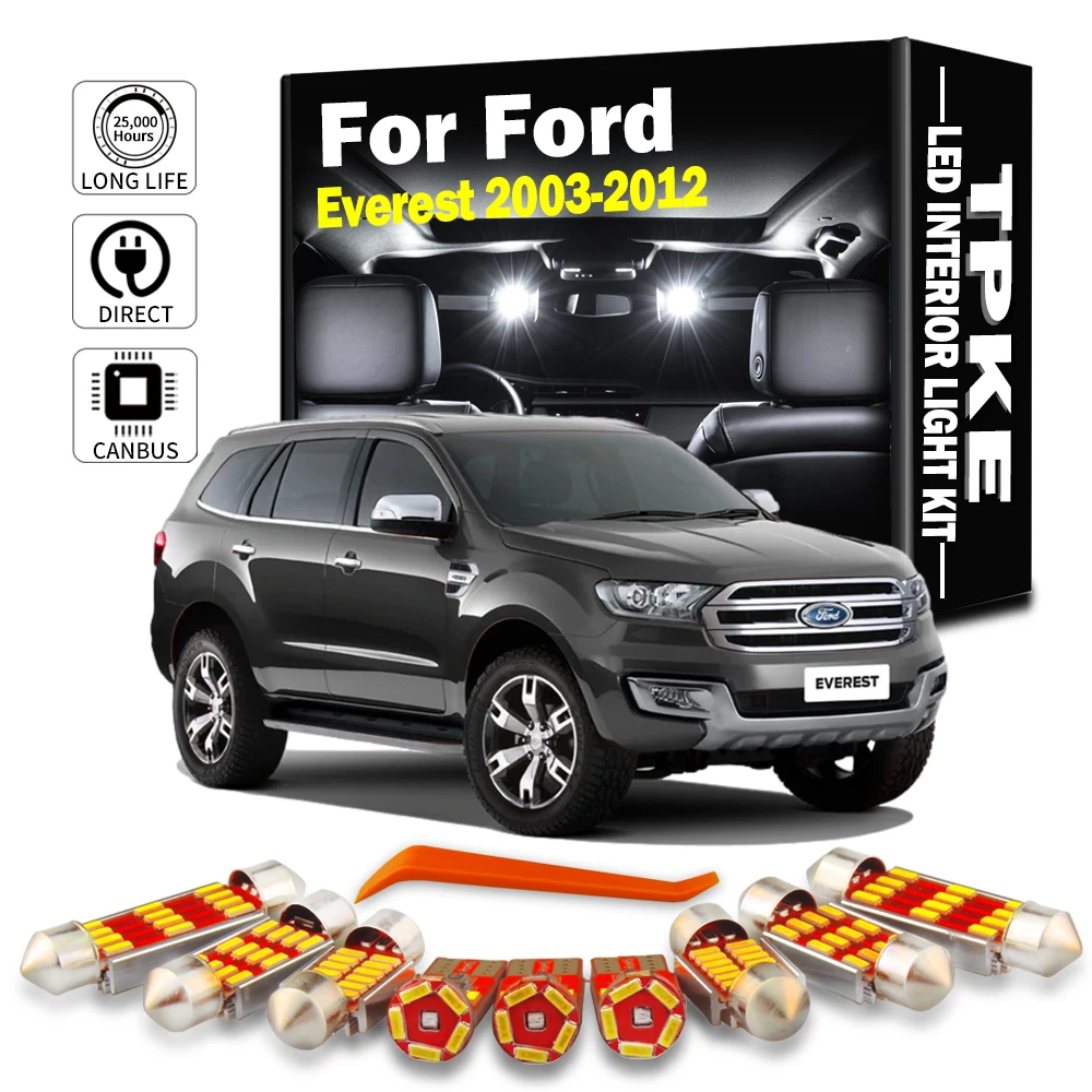 Автомобильные светодиодные лампы TPKE Canbus для салона автомобиля Ford Everest 2003 2004 2005 2006 2007 2008 2009 2010 2011 2012
Автомобильные светодиодные лампы TPKE Canbus для салона автомобиля Ford Everest 2003 2004 2005 2006 2007 2008 2009 2010 2011 2012