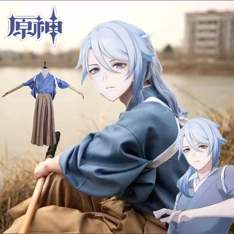 Ayato Kamisato косплей игра Genshin Impact Kamisato Ayato Косплей Костюм Кимоно Hanfu парик унисекс женский
Ayato Kamisato косплей игра Genshin Impact Kamisato Ayato Косплей Костюм Кимоно Hanfu парик унисекс женский