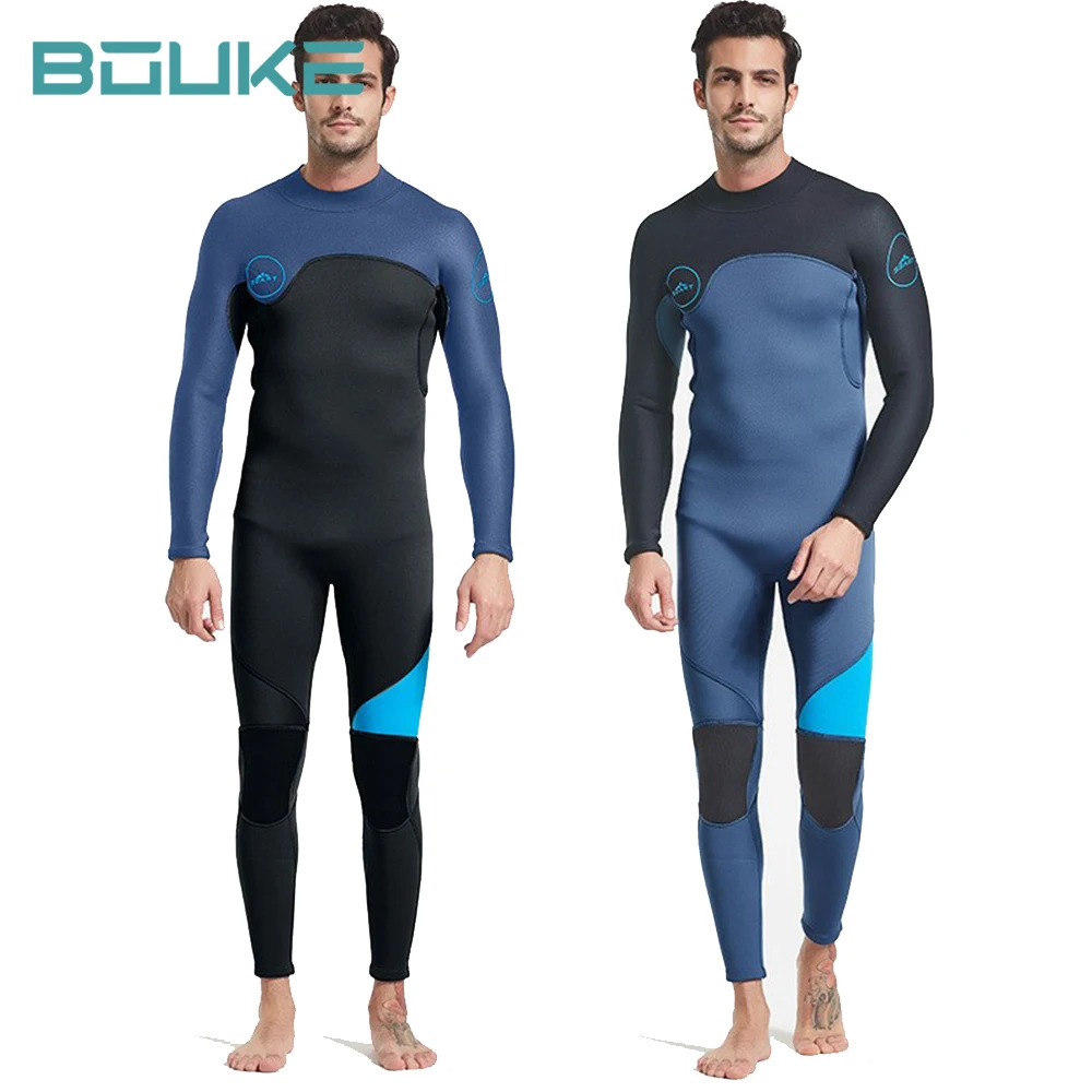 

Neoprene Wetsuit Men Keep Warm Swimming Scuba Diving Bathing Suit Short Sleeve Triathlon Wetsuit for Surf Snorkeling