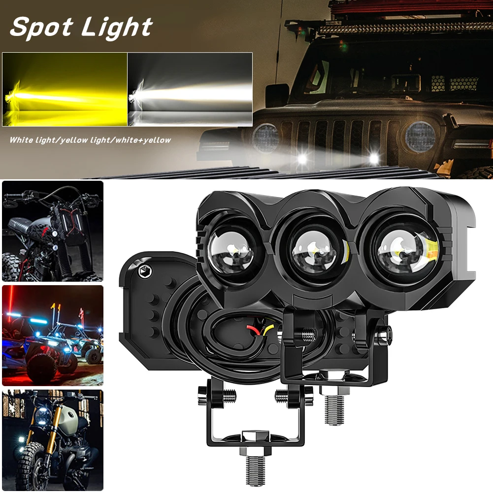 30W Universal Motorcycle Headlight LED Spot Light Owl 3 Lens White Yellow Fog Light Auxiliary Headlamp Work Light Accessories
30W Universal Motorcycle Headlight LED Spot Light Owl 3 Lens White Yellow Fog Light Auxiliary Headlamp Work Light Accessories