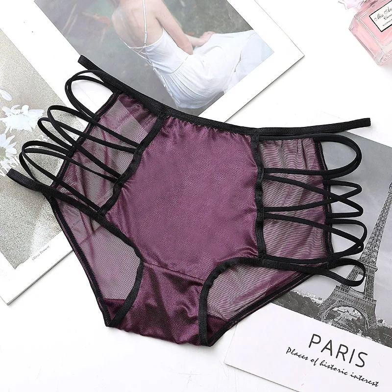 New High Elastic Large Size Lace Mesh Ice Sexy Middle Waist Transparent Hollow Temptation Women's Flat Angle Underwear Head
New High Elastic Large Size Lace Mesh Ice Sexy Middle Waist Transparent Hollow Temptation Women's Flat Angle Underwear Head