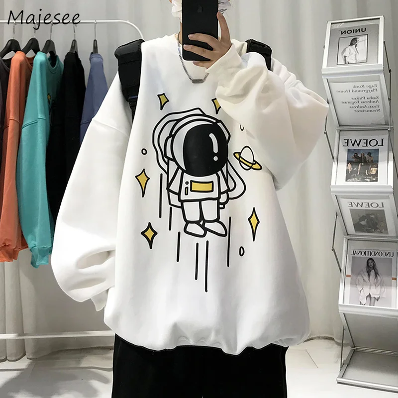 Sweatshirts Men Hip Hop American Loose Fashion Couple Hot Sale Streetwear Kawaii Print All-match Casual Simple Harajuku Basic
Sweatshirts Men Hip Hop American Loose Fashion Couple Hot Sale Streetwear Kawaii Print All-match Casual Simple Harajuku Basic