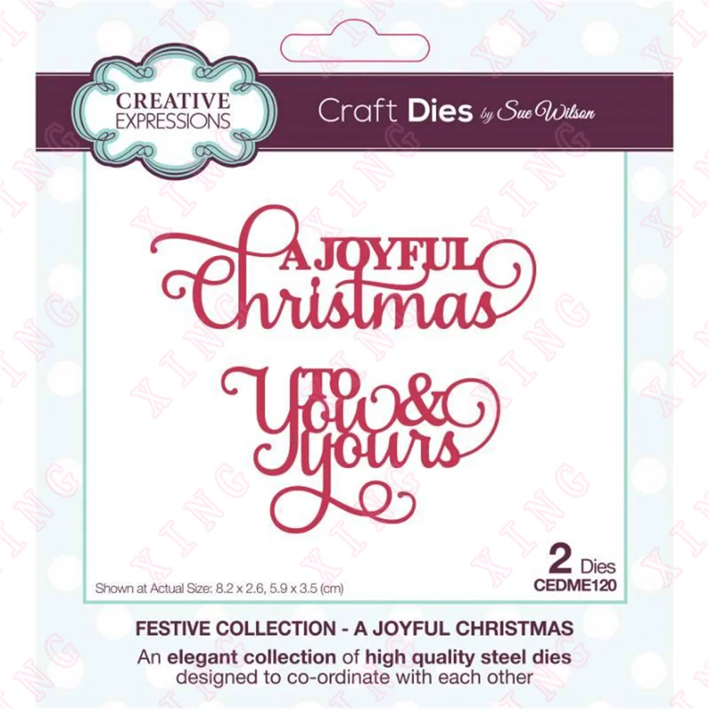 Newest Scrapbook Diary Decoration Embossing Template a Joyful Christmas Metal Cutting Dies Diy Greeting Card Handmade Craft Mold
Newest Scrapbook Diary Decoration Embossing Template a Joyful Christmas Metal Cutting Dies Diy Greeting Card Handmade Craft Mold