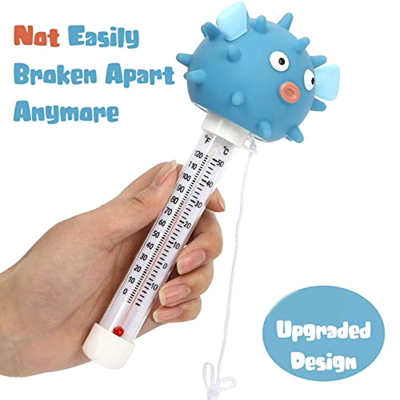 Floating Pool Thermometer Easy To Read, Water Temperature, Shatterproof, With Rope
Floating Pool Thermometer Easy To Read, Water Temperature, Shatterproof, With Rope
