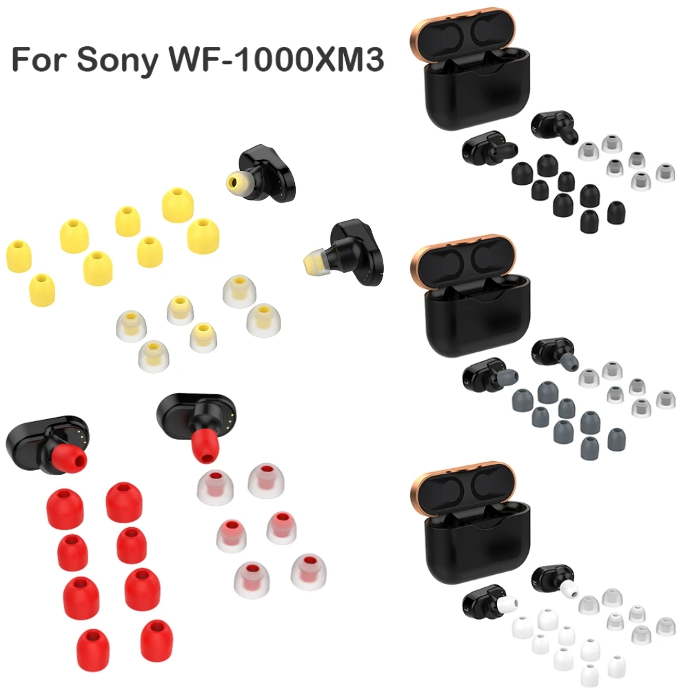 For Sony WF-1000XM4 WF-1000XM3 Waterproof Replacement Earplug Ear Tips Pads Set Silicone In-Ear Earphone Earbuds Covers Cap
For Sony WF-1000XM4 WF-1000XM3 Waterproof Replacement Earplug Ear Tips Pads Set Silicone In-Ear Earphone Earbuds Covers Cap