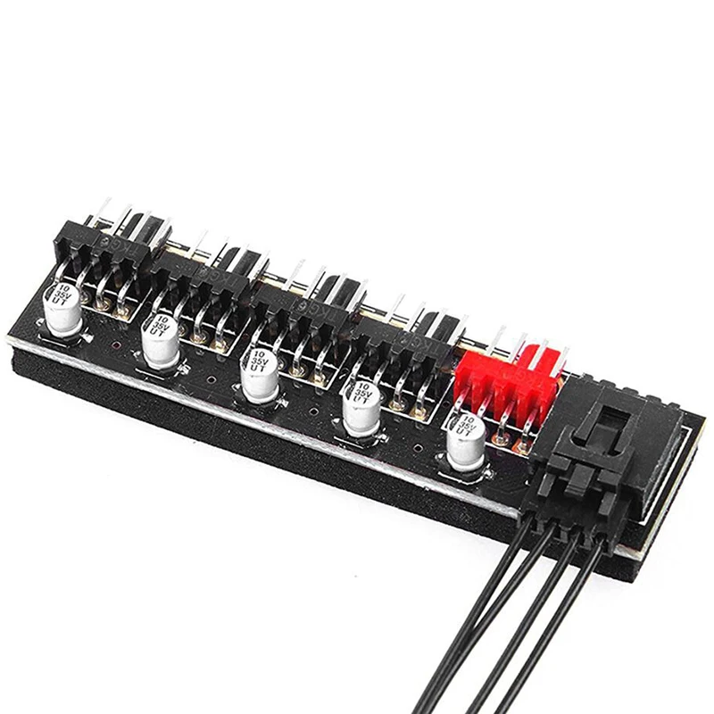 5 Port PC Fan Hub Splitter Speed Controller Adapter For 4 Pin PWM Cooler Cooling Fan Computer Cables Connectors
5 Port PC Fan Hub Splitter Speed Controller Adapter For 4 Pin PWM Cooler Cooling Fan Computer Cables Connectors