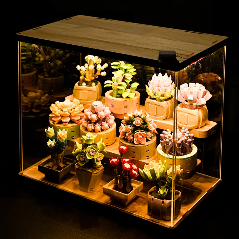 DIY MOC Potted Plants Succulents Cactus Gypsophila Bonsai Tree Gardens Romantic Building Blocks Model Bricks Kids Sets Kits Toys
DIY MOC Potted Plants Succulents Cactus Gypsophila Bonsai Tree Gardens Romantic Building Blocks Model Bricks Kids Sets Kits Toys