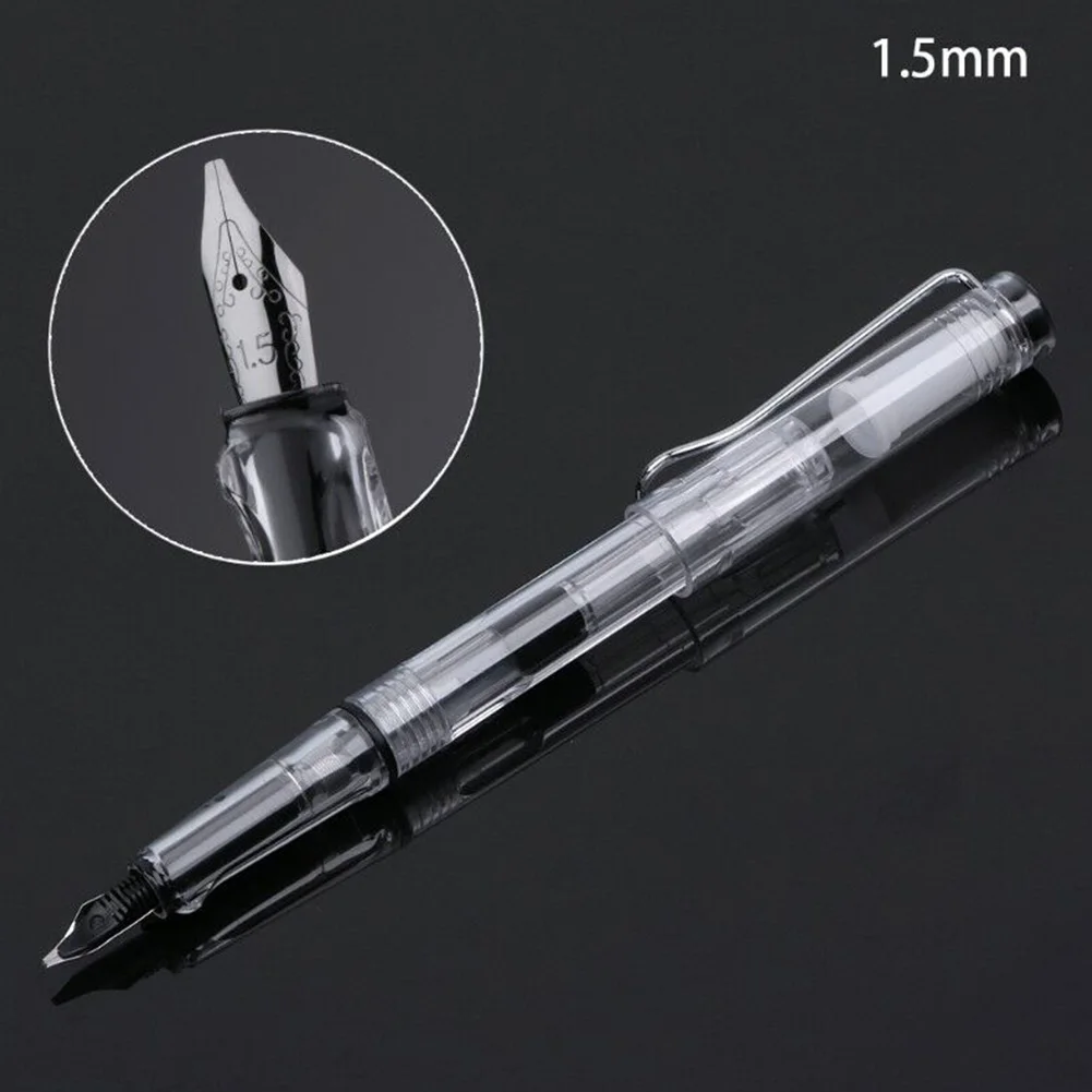 Smooth Plastic Art Supplies Calligraphy Duckbill Parallel Handwriting Fountain Pen Flat Tip Transparent Writing Multifunctional
Smooth Plastic Art Supplies Calligraphy Duckbill Parallel Handwriting Fountain Pen Flat Tip Transparent Writing Multifunctional