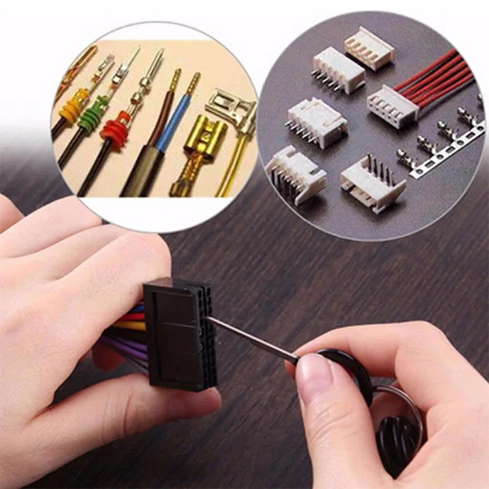 59pcs Terminal Removal Tool Pin Puller Kit High Quality Car Electrical Wiring Crimp Connector Pin Puller Accessories
59pcs Terminal Removal Tool Pin Puller Kit High Quality Car Electrical Wiring Crimp Connector Pin Puller Accessories