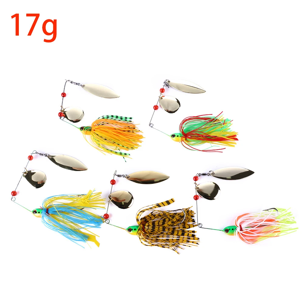 1Pcs 17G Spinner Bait Metal Lure Hard Fishing Lure Spinner Lure Spinnerbait Pike Wobblers for Bass Fishing Tackle
1Pcs 17G Spinner Bait Metal Lure Hard Fishing Lure Spinner Lure Spinnerbait Pike Wobblers for Bass Fishing Tackle