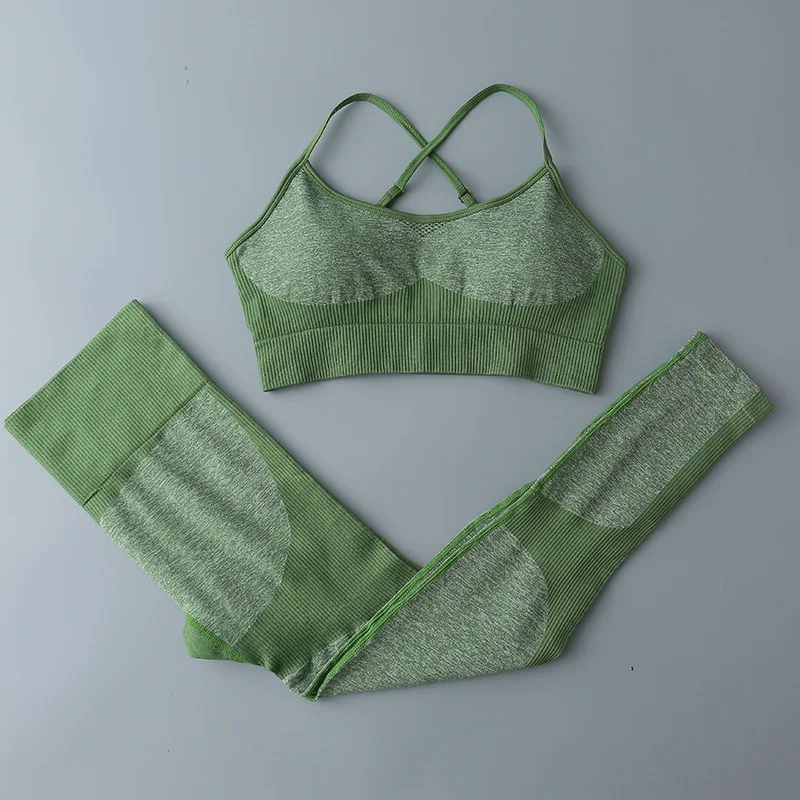 Sports Running Bra Leggings Two Piece Set Women Seamless Yoga Set Gym Fitness Yoga Pants Tops Woman Jogging Workout SportSuit
Sports Running Bra Leggings Two Piece Set Women Seamless Yoga Set Gym Fitness Yoga Pants Tops Woman Jogging Workout SportSuit