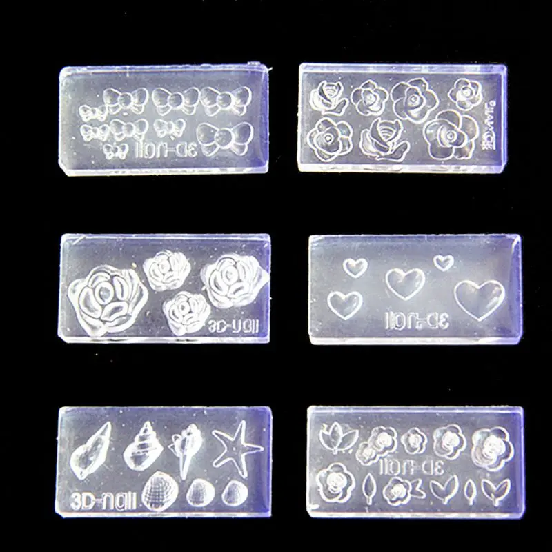 6Pcs 3D Stereo Mini Flower Carving Mold Nail Art Mould Template Silicone Mold 
6Pcs 3D Stereo Mini Flower Carving Mold Nail Art Mould Template Silicone Mold