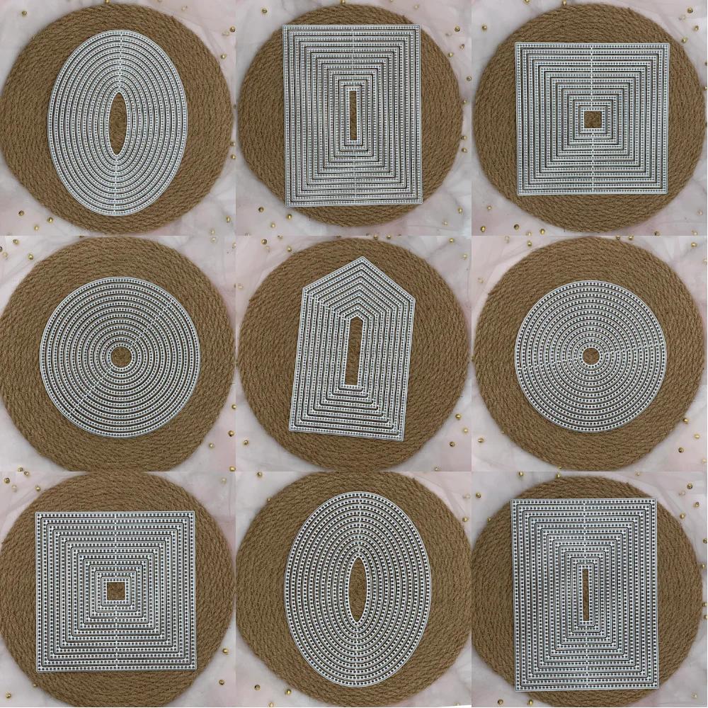 Frames With Small Circles &Squares Metal Cutting Dies For DIY Scrapbooking Photo Album Decorative Embossing PaperCard Crafts Die
Frames With Small Circles &Squares Metal Cutting Dies For DIY Scrapbooking Photo Album Decorative Embossing PaperCard Crafts Die