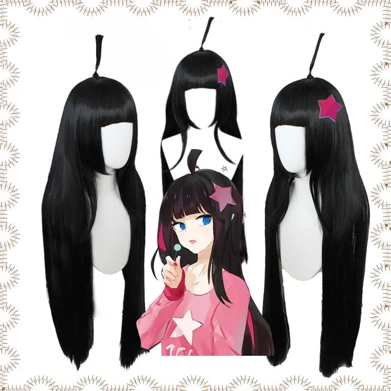 Anime Bump World Kelly Cosplay Wig Black Long Qi Liu Hai Lady's Halloween Party Heat Resistant Synthetic Wig + Wig Cap
Anime Bump World Kelly Cosplay Wig Black Long Qi Liu Hai Lady's Halloween Party Heat Resistant Synthetic Wig + Wig Cap