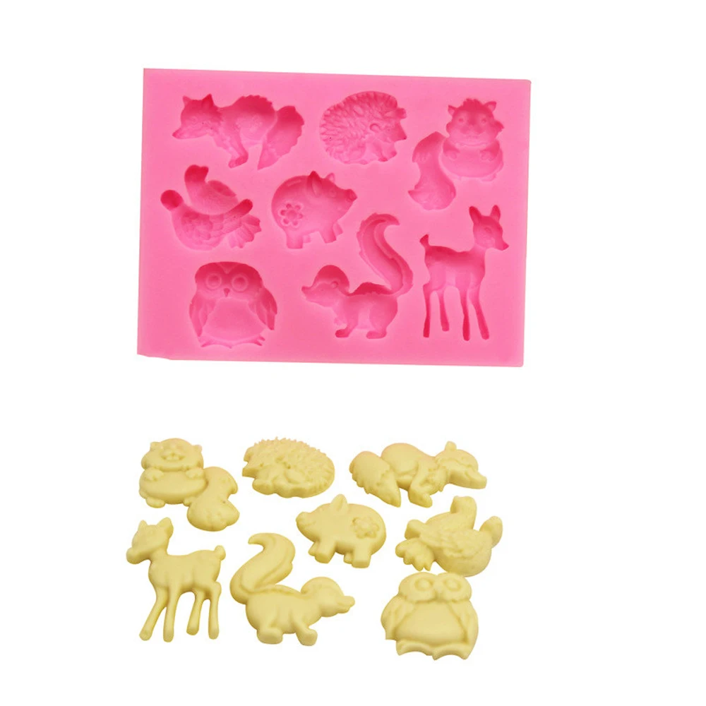 Silicone Cartoon Animal Fondant Mold 3D DIY Soap Molds Cake Mould Pastry Cookie Sugar Craft Chocolate Baking Tool Kitchen
Silicone Cartoon Animal Fondant Mold 3D DIY Soap Molds Cake Mould Pastry Cookie Sugar Craft Chocolate Baking Tool Kitchen
