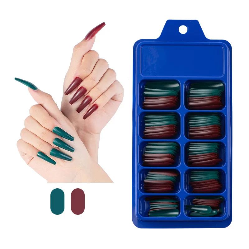 100pcs Colorful Long Fake Nails Long Coffin Ballerina Reusable Nail Art Decorations
100pcs Colorful Long Fake Nails Long Coffin Ballerina Reusable Nail Art Decorations