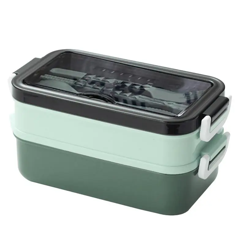 Bento Box Adult Lunch Box Stainless 2 Layer Lunch Box Leak-proof Food Container Adults Kids Microwave Dishwasher With Cutlery
Bento Box Adult Lunch Box Stainless 2 Layer Lunch Box Leak-proof Food Container Adults Kids Microwave Dishwasher With Cutlery
