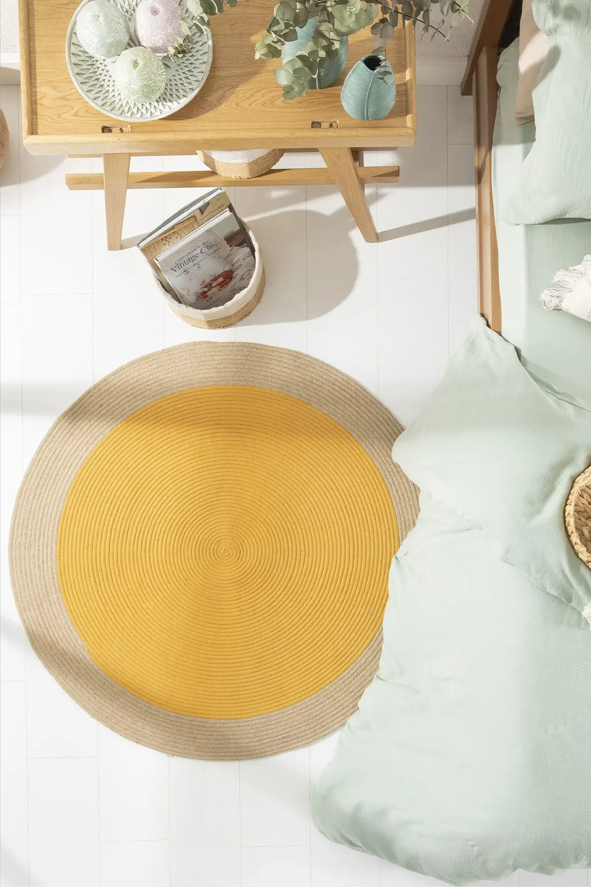Хлопковый нескользящий коврик, высококачественный коврик в богемном стиле, ручная работа, Круглый джутовый коврик 120 см, желтый
Хлопковый нескользящий коврик, высококачественный коврик в богемном стиле, ручная работа, Круглый джутовый коврик 120 см, желтый