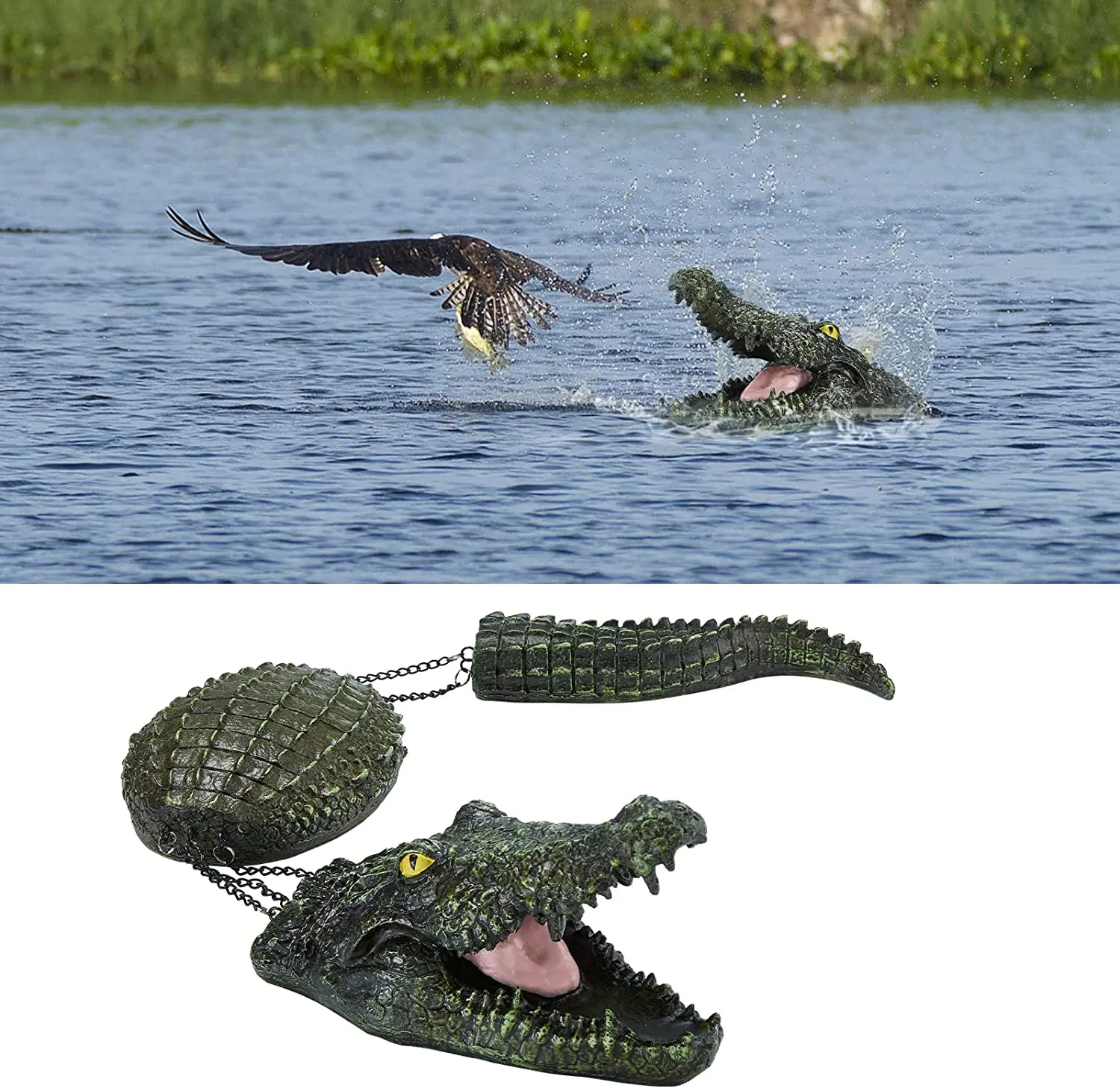 Новинка, плавающая подставка под крокодила, искусственная смола, Spoof, игрушка, садовые статуи для двора, парка, пруда, садовый декор
Новинка, плавающая подставка под крокодила, искусственная смола, Spoof, игрушка, садовые статуи для двора, парка, пруда, садовый декор