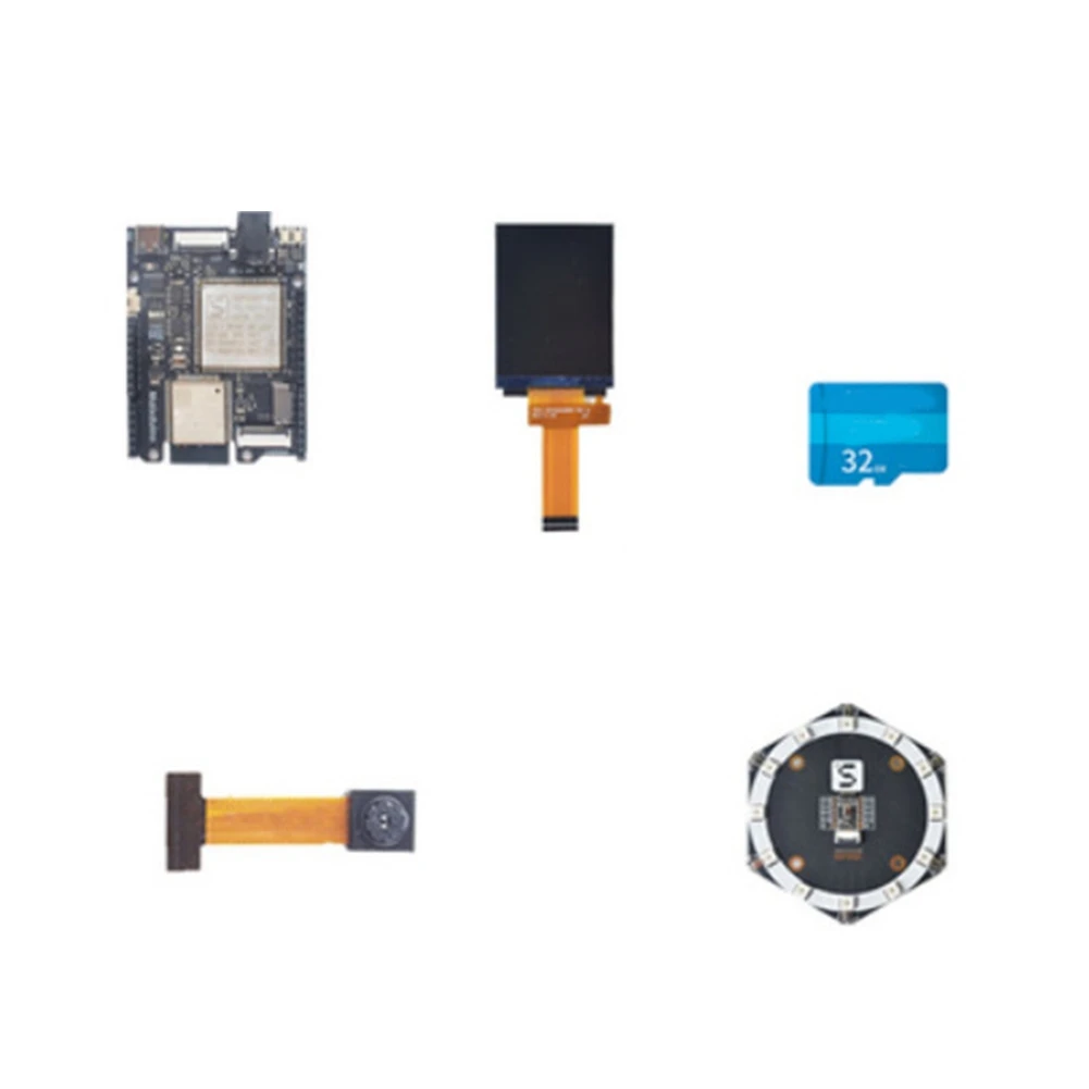 Для Maix Duino K210 RISC-V AI + плата ESP32 + экран 2,4 дюйма + карта TF 32 ГБ + камера G4.4 + микрофон
Для Maix Duino K210 RISC-V AI + плата ESP32 + экран 2,4 дюйма + карта TF 32 ГБ + камера G4.4 + микрофон