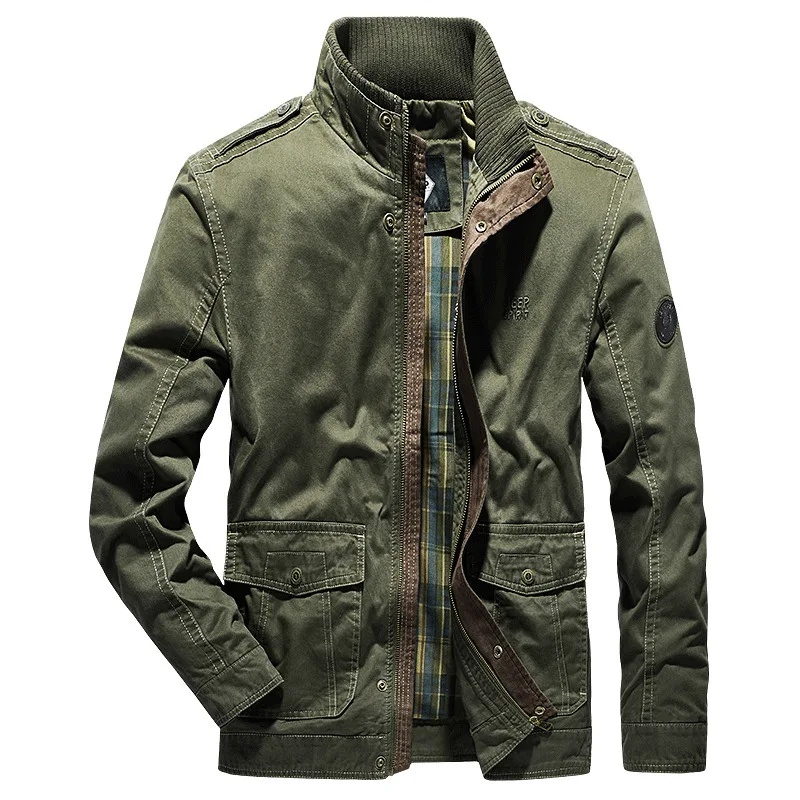 2022 Spring and Autumn New Men's Jacket Thin Stand Collar Cotton Jacket Loose Large Business Casual Dad
2022 Spring and Autumn New Men's Jacket Thin Stand Collar Cotton Jacket Loose Large Business Casual Dad
