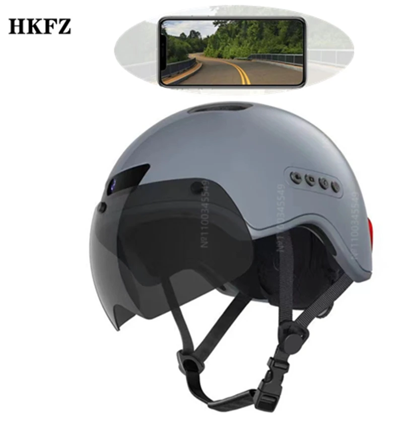 HKFZ smart helmet with camera bluetooth mobile phone driving recorder function riding helmet hard hat smart motorcycle helmet
HKFZ smart helmet with camera bluetooth mobile phone driving recorder function riding helmet hard hat smart motorcycle helmet