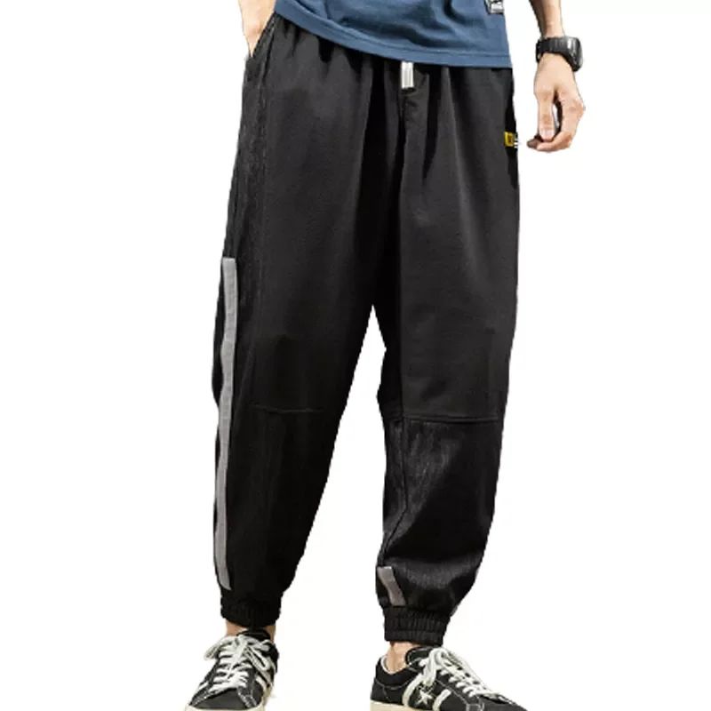 Solid Color Simplicity Striped Stitching Slim Fit Feet Trousers Men's Comfortable Casual Basketball Pants
Solid Color Simplicity Striped Stitching Slim Fit Feet Trousers Men's Comfortable Casual Basketball Pants