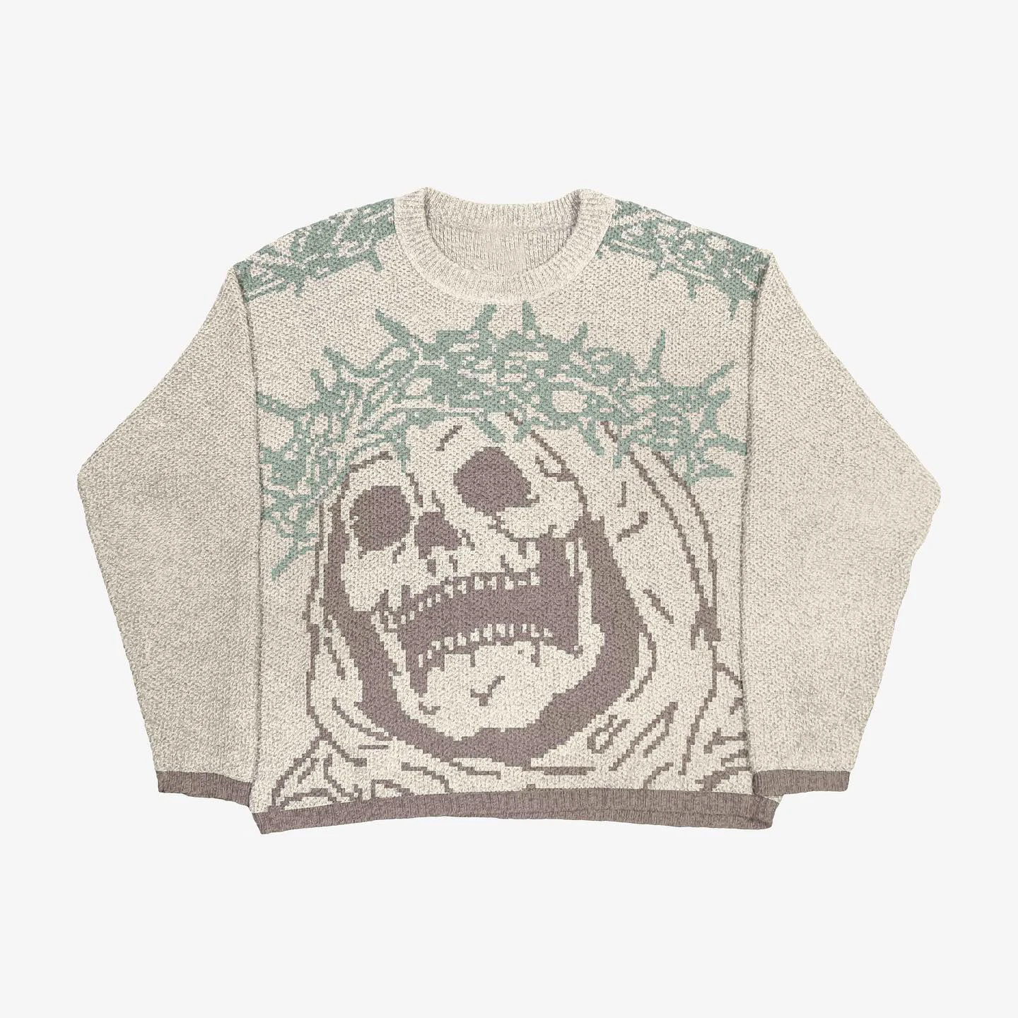 Streetwear Harajuku Skull Sweater Unisex Retro Japanese Style Portrait Print Knitted clothes vintage Sweater Autumn Pullover
Streetwear Harajuku Skull Sweater Unisex Retro Japanese Style Portrait Print Knitted clothes vintage Sweater Autumn Pullover