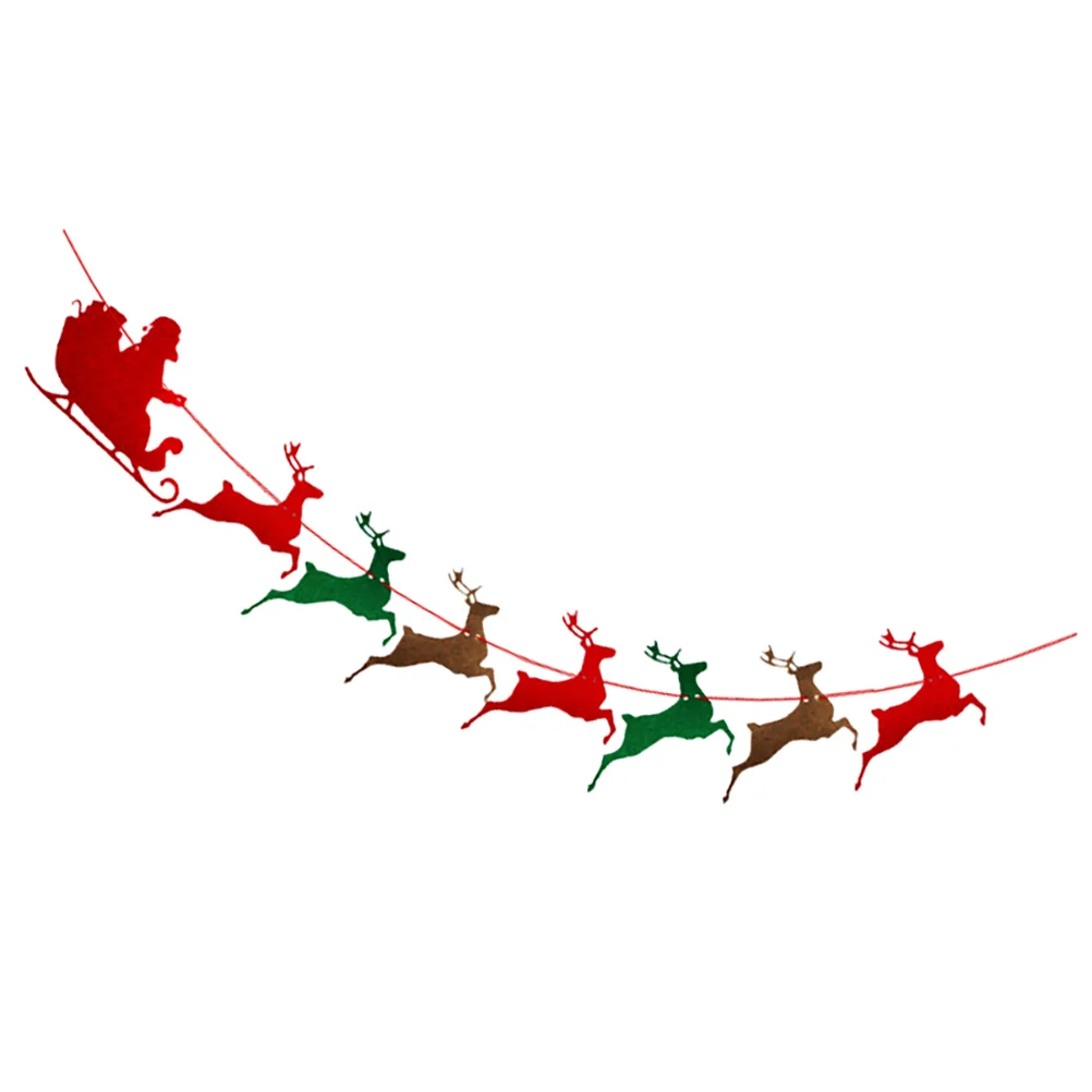 Christmas Banner Santa Hanging Garland Bunting Felt Holidayornaments Party Ornament Banners Fireplace Decorative Decoration Tree
Christmas Banner Santa Hanging Garland Bunting Felt Holidayornaments Party Ornament Banners Fireplace Decorative Decoration Tree