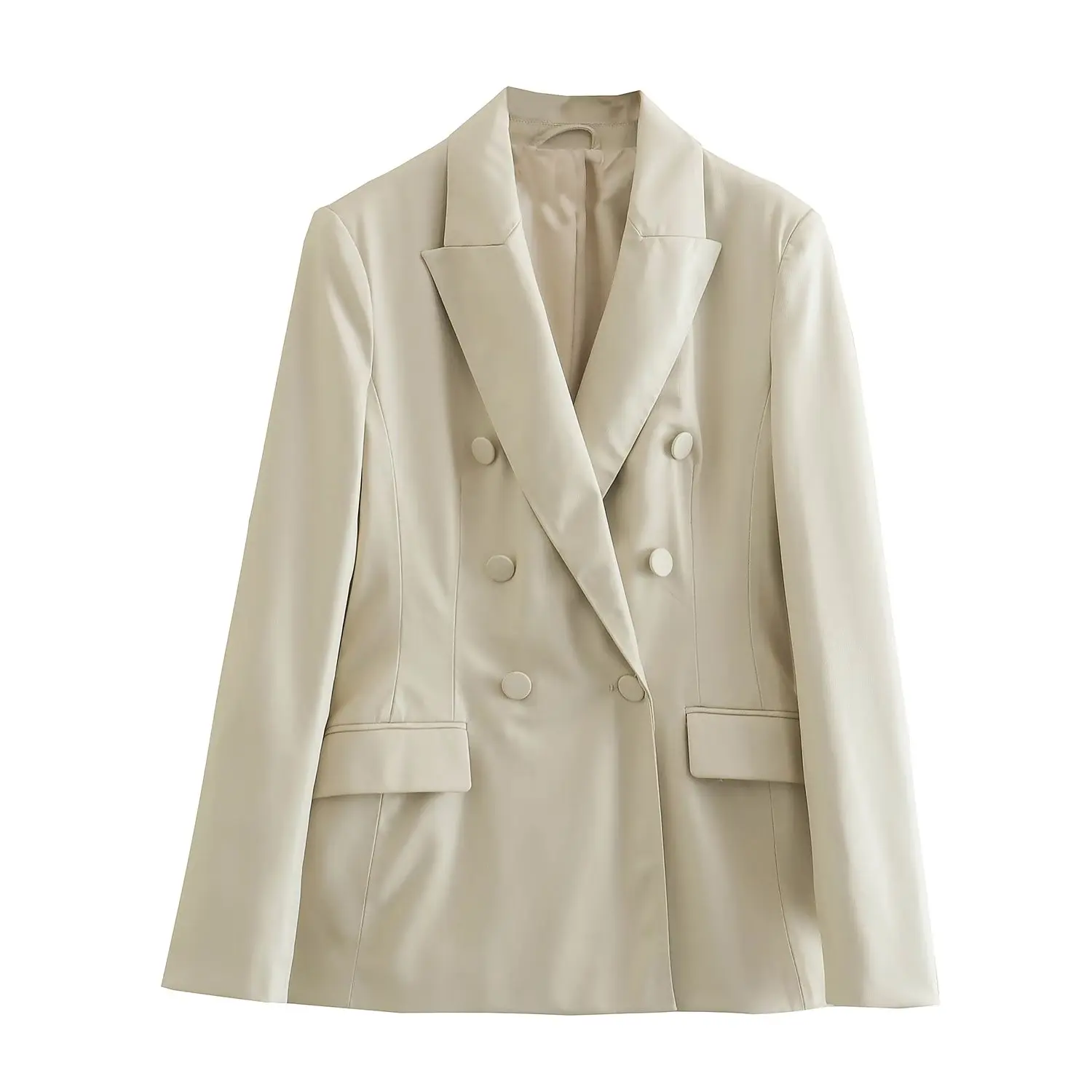 Women 2023 spring New Fashion artificial leather double-breasted Blazer Coat Vintage Long Sleeve Female Outerwear Chic Femme
Women 2023 spring New Fashion artificial leather double-breasted Blazer Coat Vintage Long Sleeve Female Outerwear Chic Femme