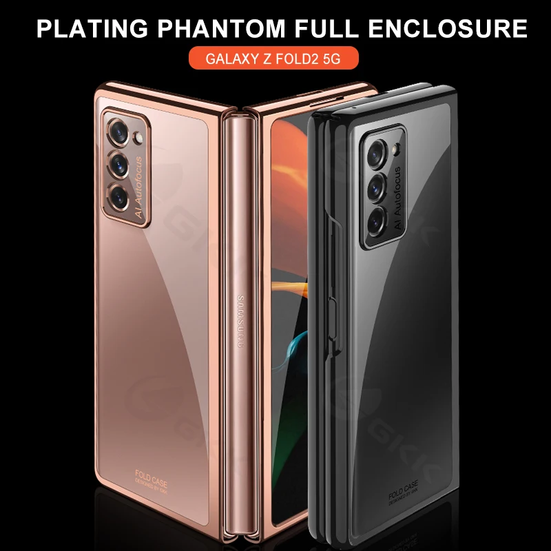 GKK Transparent Flip Hard Case For Samsung Galaxy Z Fold 2 Case Luxury Plating Anti-knock Protection Cover For Samsung Fold 2
GKK Transparent Flip Hard Case For Samsung Galaxy Z Fold 2 Case Luxury Plating Anti-knock Protection Cover For Samsung Fold 2