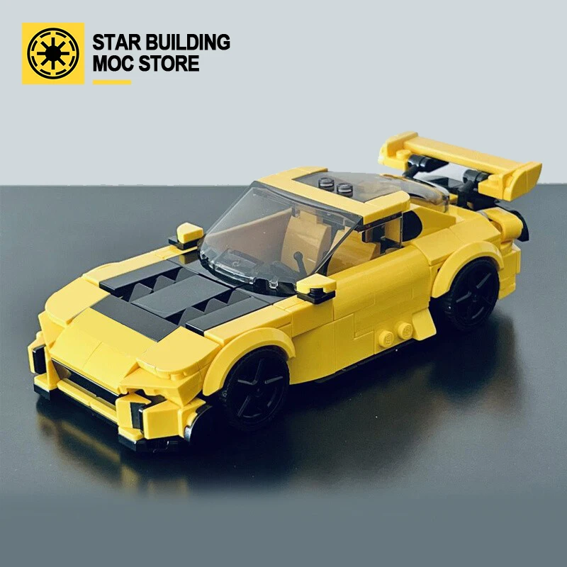 MOC-87429 Sports car Model Mazda RX-7 FD3S Speed Champions Boy Gift Set Toy car for Children gift
MOC-87429 Sports car Model Mazda RX-7 FD3S Speed Champions Boy Gift Set Toy car for Children gift