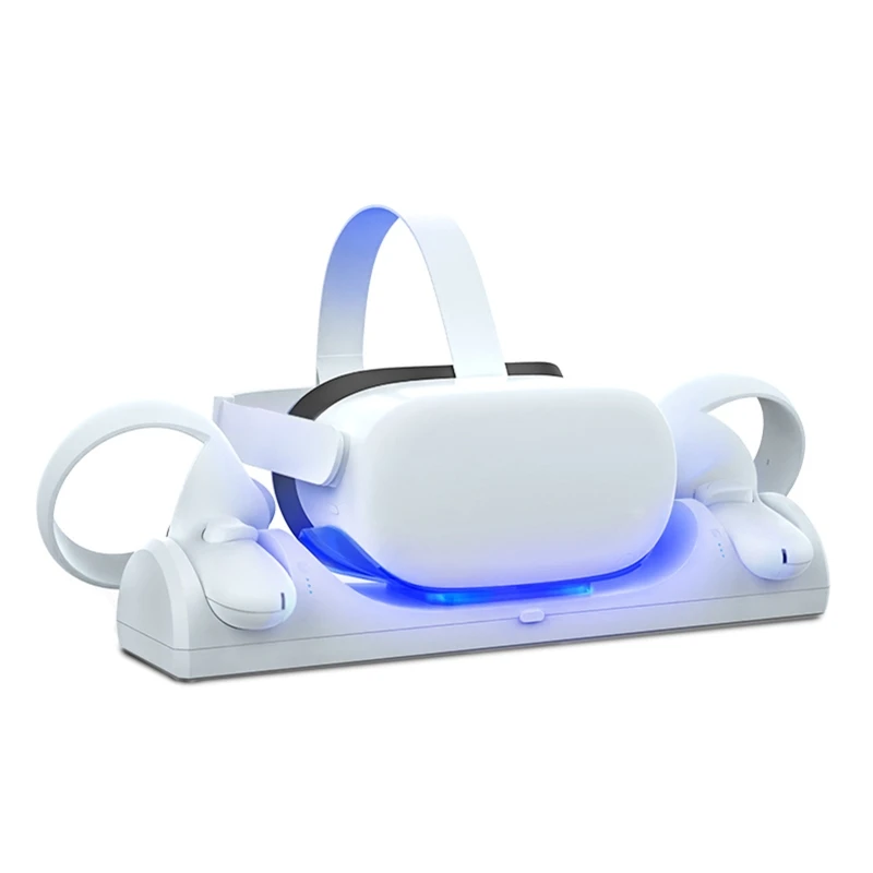 Enhanced VR Charging Dock Stand Compatible with Quest 2 VR Headset Magnetic Charging Rack with Type-c Charging Port
Enhanced VR Charging Dock Stand Compatible with Quest 2 VR Headset Magnetic Charging Rack with Type-c Charging Port