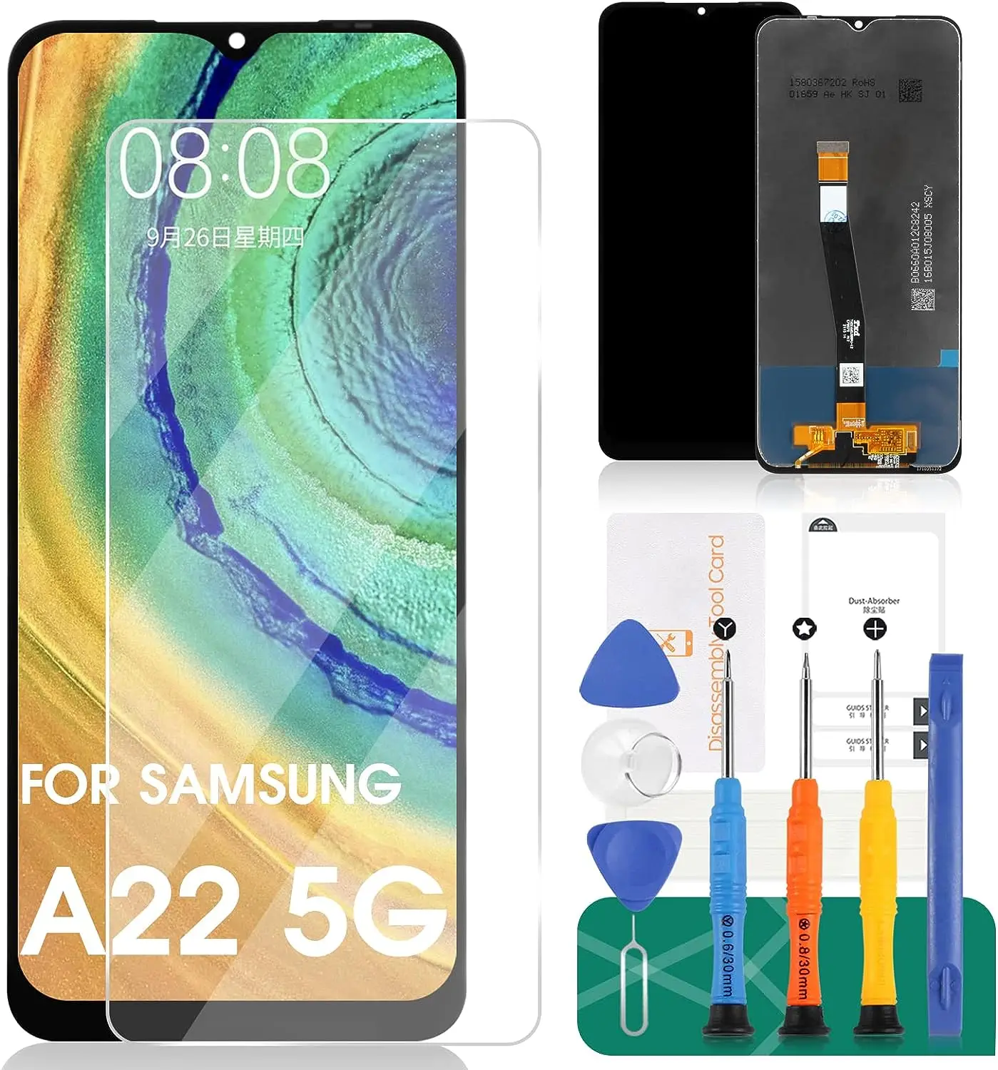 For Samsung Galaxy A22 5G Screen Replacement for Samsung A22 5G LCD for Samsung A22 5G LCD Display for SM-A226B SM-A226B/DSN
For Samsung Galaxy A22 5G Screen Replacement for Samsung A22 5G LCD for Samsung A22 5G LCD Display for SM-A226B SM-A226B/DSN